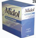 Product Illustration of Midol 2 Tab 25ct. 