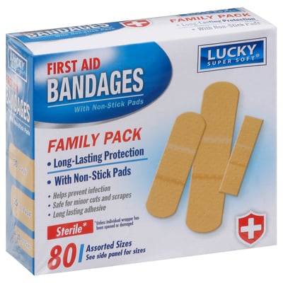Product Illustration of Lucky Bandages 80 ct. 