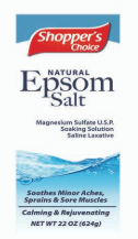 Product Illustration of Epsom Salt 22oz.