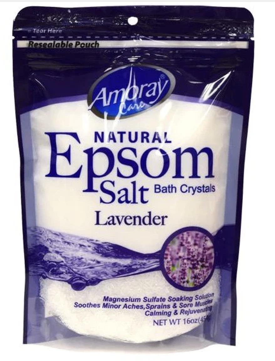 Product Illustration of Epsom Salt Lavender 16oz.