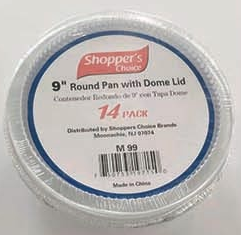Product Illustration of 9" round with dome lid 14 pk 