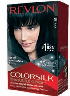Product Illustration of Revlon Silk Hair Color Black