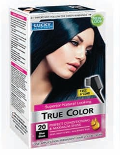 Product Illustration of Lucky True Hair Color Blue Black