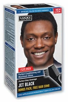 Product Illustration of Lucky True Hair Color Men's Jet Black