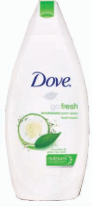 Product Illustration of Dove Body Wash 16.9oz/500ml Go Fresh Cucumber