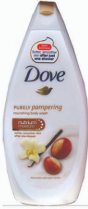 Product Illustration of Dove Body Wash 16.9oz/500ml Shea Butter