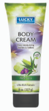 Product Illustration of Lucky Body Cream Aloe Vera 6oz. 