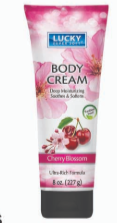 Product Illustration of Lucky Body Cream Cherry Blossom 6oz. 