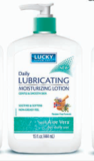 Product Illustration of Lucky Daily Lotion 15oz. Aloe Vera