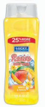 Product Illustration of Lucky body wash Mango & Papaya 12oz