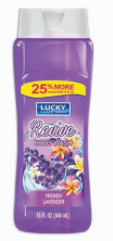 Product Illustration of Lucky body wash Fresh Lavender 12oz