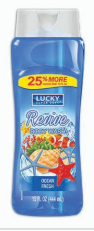 Product Illustration of Lucky body wash Ocean Fresh 12oz