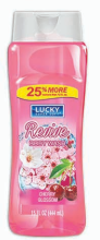 Product Illustration of Lucky body wash Cherry Blossom 12oz