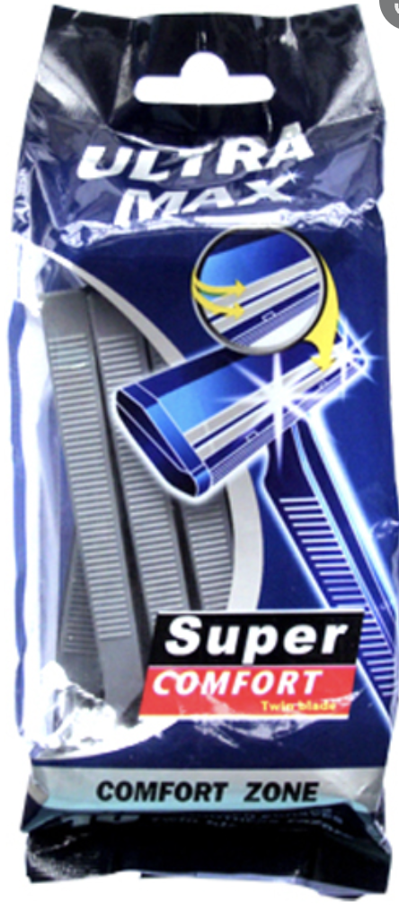 Product Illustration of Ultra Max Razor 10 Pack Blue