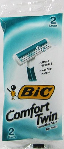 Product Illustration of Bic Comfort Twin 2 Pack Mens