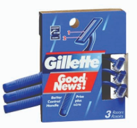 Product Illustration of Gillette Razor 3 Pack