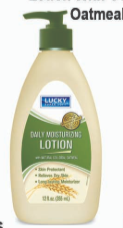 Product Illustration of Lucky Lotion with Oatmeal 12oz