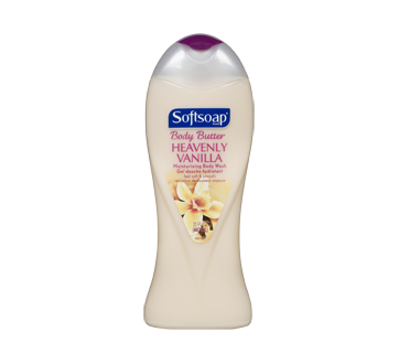 Product Illustration of Softsoap Body Wash 15oz. Body Butter Heavanly Vanilla