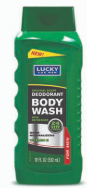 Product Illustration of Lucky Deoderant Body Wash 18oz. Original Scent