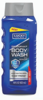 Product Illustration of Lucky Deoderant Body Wash 18oz. Cool Water