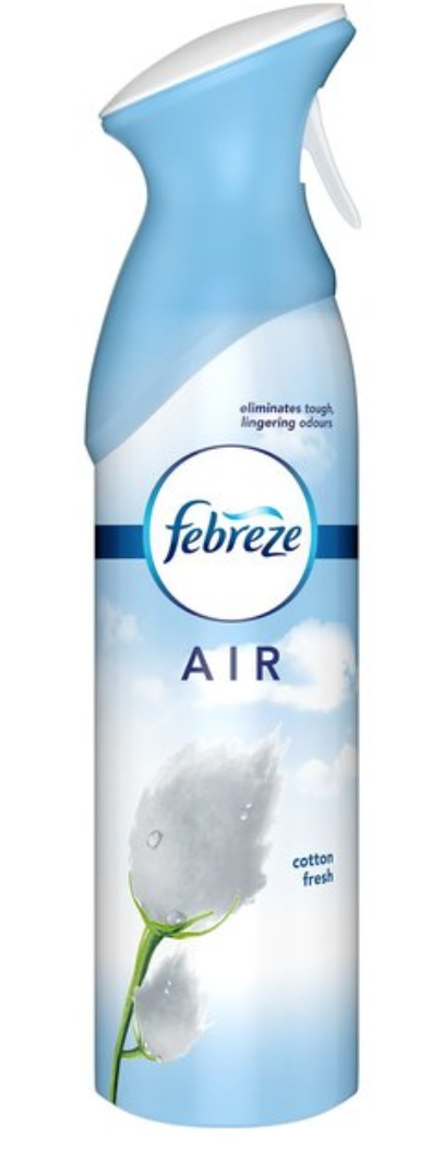 Product Illustration of Fabreeze Cotton Fresh Air Freshner 8.8oz