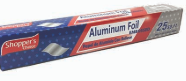 Product Illustration of Shopper's Choice 25 sqft Embossed Aluminum Foil