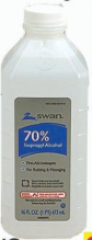 Product Illustration of Swan 70% Rubbing Alcohol