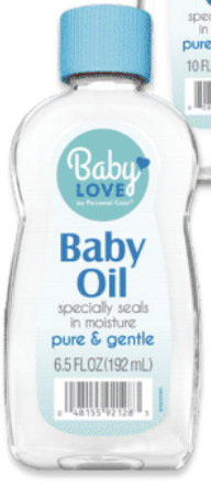 Product Illustration of Lucky Baby Oil 6.5oz.